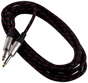 Кабель ROCKCABLE RCL30209D7 TC C/Black Instrument Cable - Black Tweed (9m)