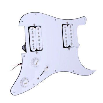 Панель пікгарда PAXPHIL #9842 Pickguard Panel H-H White