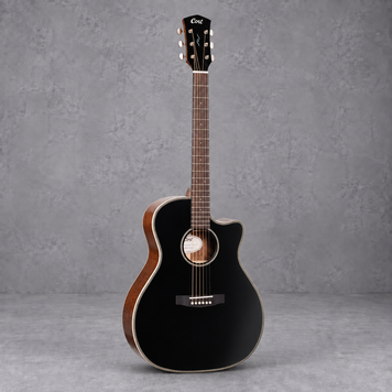 Электроакустическая гитара Cort Essence-GA4 Special Black Top Semi Gloss