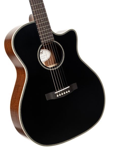 Электроакустическая гитара Cort Essence-GA4 Special Black Top Semi Gloss