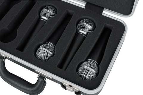 Кейс для микрофонов Gator GM-6-PE - 6 Microphones Case ○ Купить в