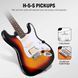 Гітарний набір Donner Music DST-100 Sunburst Electric Guitar Sunburst EC1098 + підсилювач та акссесуари - фото 3