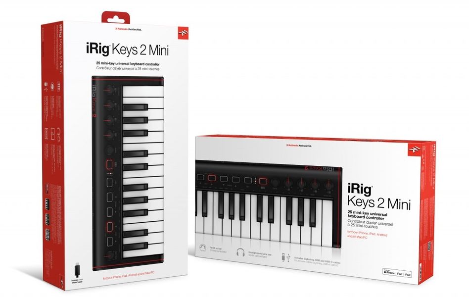 MIDI клавиатура IK Multimedia iRIG KEYS 2 Mini