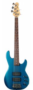 Бас-гитара G&L L2500 FIVE STRINGS (Emerald Blue, rosewood) №CLF45360. Made in USA
