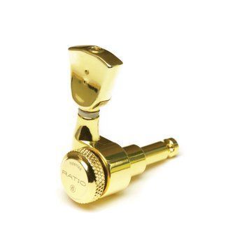 Колки для гитары GRAPH TECH PRL-8441-G0 Acoustic Locking 3+3 Vintage Gold