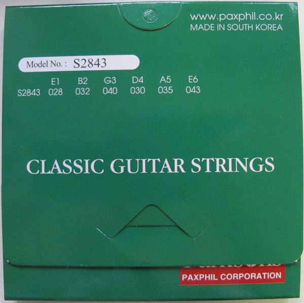 Струны для классической гитары PARKSONS S2843 Classic (28-43)