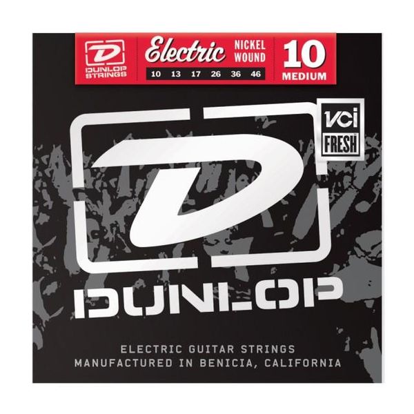 Струни для електрогітари DUNLOP DEN1046 Performance+ Electric Guitar Strings (10-46)