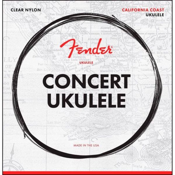 Струны для укулеле FENDER Ukulele Strings Concert