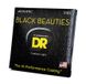 Струни для акустичної гітари DR Strings Black Beauties Acoustic - Custom Light (11-50) - фото 2