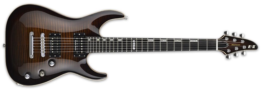 Електрогітара ESP E-II HORIZON FM NT (Dark Brown Sunburst)