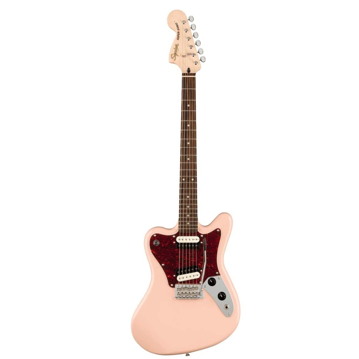 ギター Squier by Fender Super-Sonic Shell Pink Электрогитара Squier by Fender Paranormal Super Sonic LRL Shell