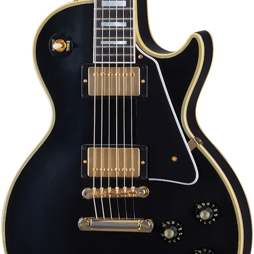 Электрогитара Gibson Custom Shop 1968 Les Paul Reissue Murphy Lab Ebony Ultra ight Aged