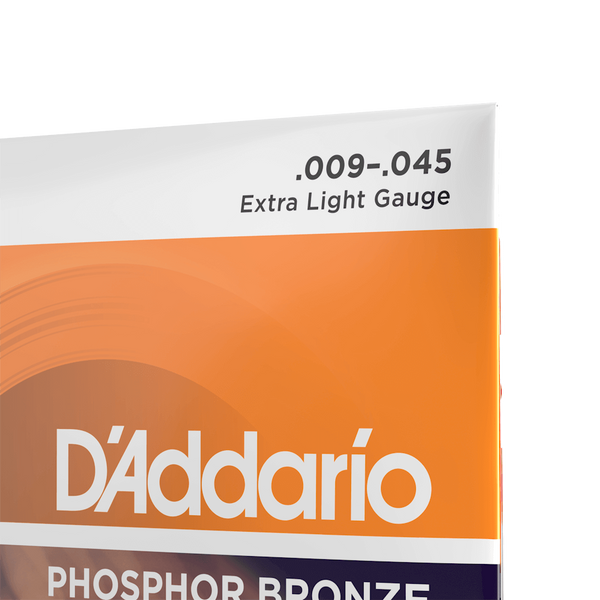 Струны для акустической гитары D'ADDARIO EJ41 Phosphor Bronze 12-String Extra Light (09-45)