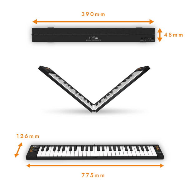 MIDI клавиатура Carry-on Folding Controller Black