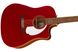 Электроакустическая гитара Fender Redondo Player Candy Apple Red WN - фото 3
