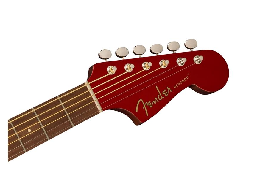 Электроакустическая гитара Fender Redondo Player Candy Apple Red WN