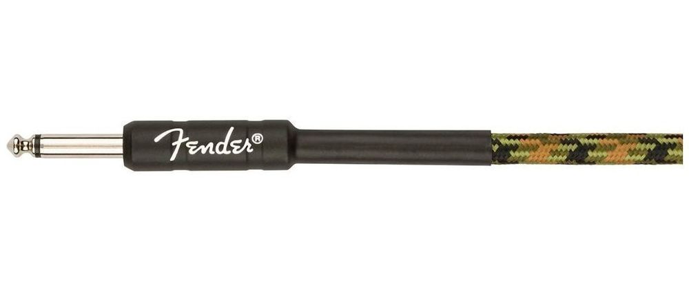 Кабель инструментальный Fender Cable Professional Series 10' Woodland Camo
