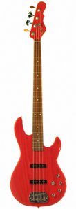 Бас-гітара G&L MJ-4 (Clear Red, rosewood) №CLF067650. Made in USA