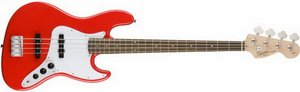 Бас-гитара Squier by Fender Affinity Jazz Bass LRL Race Red