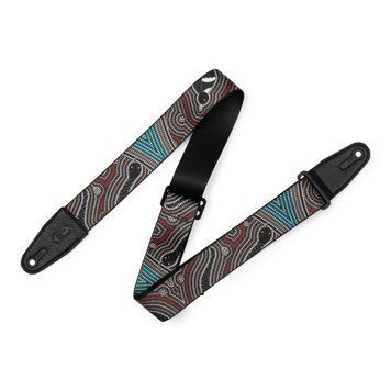 Гітарний ремінь Levy's MP2DU-001 2&Prime; Down Under Series Poly Guitar Strap - Bird and Snake