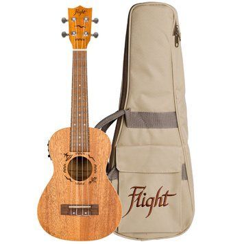 Електроакустична укулеле Flight DUC323 EQ MAH/MAH Concert