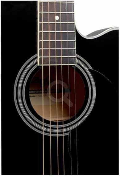 Электроакустическая гитара STAGG G SA20ACE BLK