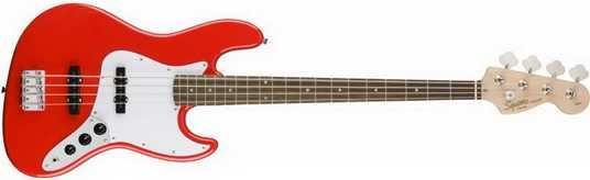 Squier by Fender Jazz Bass レッド Бас-гітара Squier by Fender Affinity Jazz Bass LRL Race Red