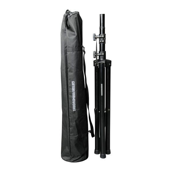 Стойка для акустической системы GATOR FRAMEWORKS RI-SPKRSTDSET-200-AL - Aluminum Tripod Speaker Stand Set with Bag