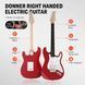 Гітарний набір Donner Music DST-100 Sunburst Electric Guitar Red EC1166 + чохол та аксесуари - фото 2