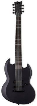 Електрогітара LTD Viper-7 Baritone Black Metal