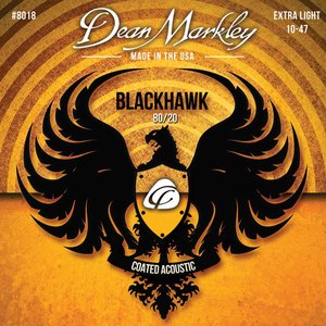 Струни для акустичної гітари DEAN MARKLEY 8018 Blackhawk Acoustic 80/20 Bronze XL (10-47)