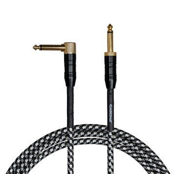 Кабель коммутационный Cascha CCP-G2ABK6 (Professional Line Guitar Cable, Tweed Black, 6 м)