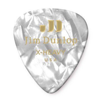 Набір медіаторів Dunlop Celluloid White Pearloid Extra Heavy