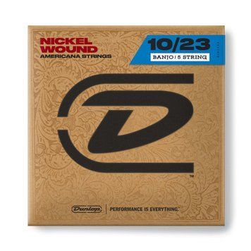 Струни для банджо Dunlop DJN1023 Nickel Wound Loop End Banjo Strings 10-23 | 5 String