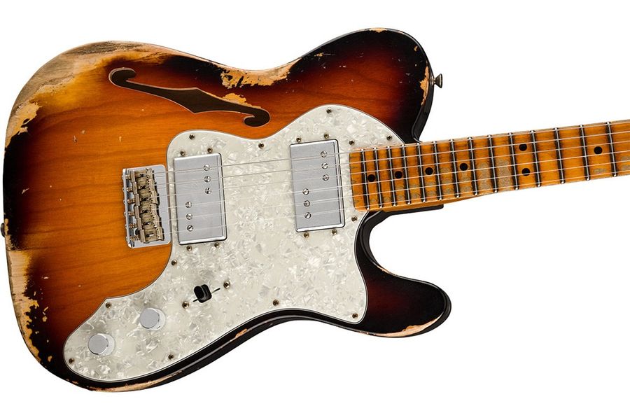 Електрогітара Fender Custom Shop 1972 Tele Thinline Custom Journeyman Relic LTD (custom built)