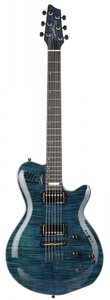 Електрогітара Godin 022922 - LGX-SA(S) Transparent Blue Flame AA (Made in Canada)