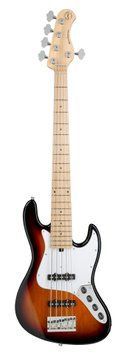 Бас-гитара SADOWSKY MetroExpress 21-Fret Vintage J/J Bass, Maple, 5-String (Tobacco Burst)