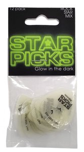 Набор медиаторов Everly Glow In The Dark Star Pick Mix (12-Pack)
