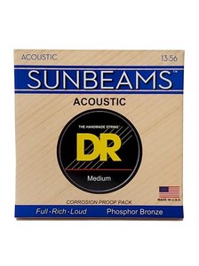 Струни для фінгерстайла DR Strings Sunbeam Acoustic Phosphor Bronze - Medium (13-56)