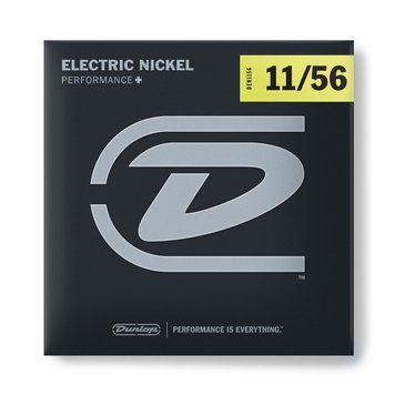 Струни для електрогітари DUNLOP DEN1156 Performance+ Electric Guitar Strings (11-56)