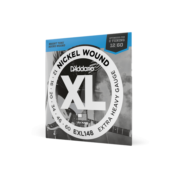 Струны для электрогитары D'ADDARIO EXL148 XL Nickel  Wound Extra Heavy (12-60)