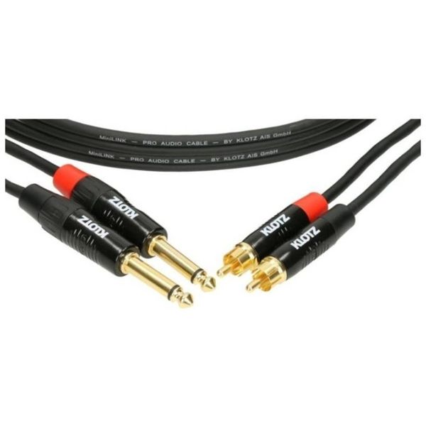 Кабель Klotz KT-CJ300 Minilink Pro Twin Cable Black 3 м