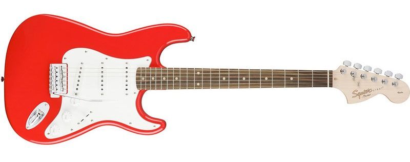 Електрогітара SQUIER by FENDER Affinity Series Stratocaster LR Race Red