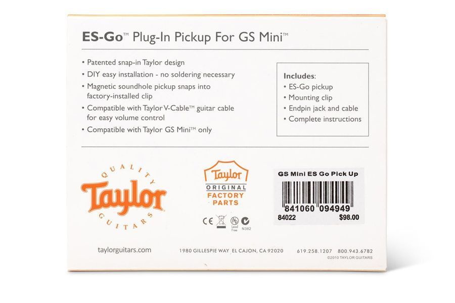 Звукосниматель TAYLOR GUITARS ES-GO MINI PICK UP