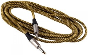 Кабель ROCKCABLE RCL30203 TC D/Gold Instrument Cable - Vintage Tweed (3m)