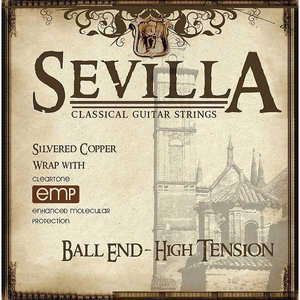 Струни для класичної гітари CLEARTONE 8452 Sevilla Ball End High Tension