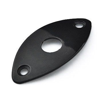 Разъем-планка PAXPHIL HJ003 BK Jack Plate Oval Curved (Black)