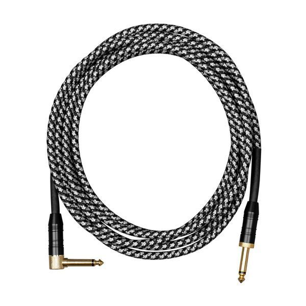 Кабель коммутационный Cascha CCP-G2ABK9 (Professional Line Guitar Cable, Tweed Black, 9 м)