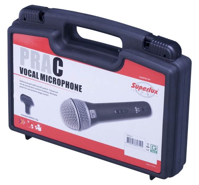 Мікрофони шнурові SUPERLUX PRAC1