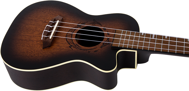 Электроакустическая укулеле Flight DUC380 CEQ Amber Concert